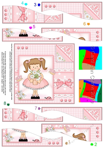 Cute Girlz & Lace Wavy Spiral Side Stacker