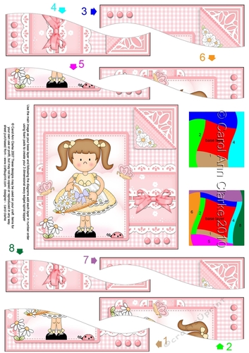 Cute Girlz & Lace Wavy Spiral Side Stacker