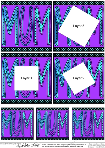 Mum - Twisted Tunnel Topper