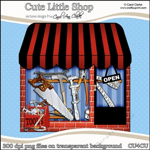 The Hammer n Nails DIY Store Handyman Shop - Little Shop - CU4CU Digital Clip Art Set