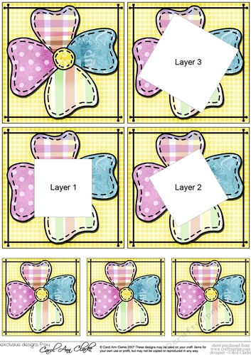 Patchwork Petals - Twisted Tunnel Topper