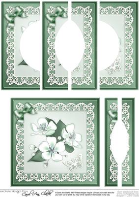 Apple Blossom Quick Card with Circular Side Stacker