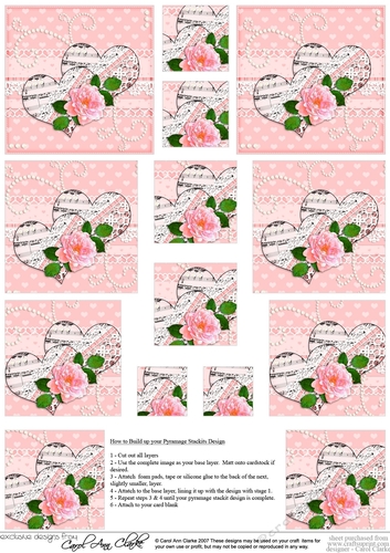 A Touch of Elegance Flowers Pearls and Lace - Pyramage sheet