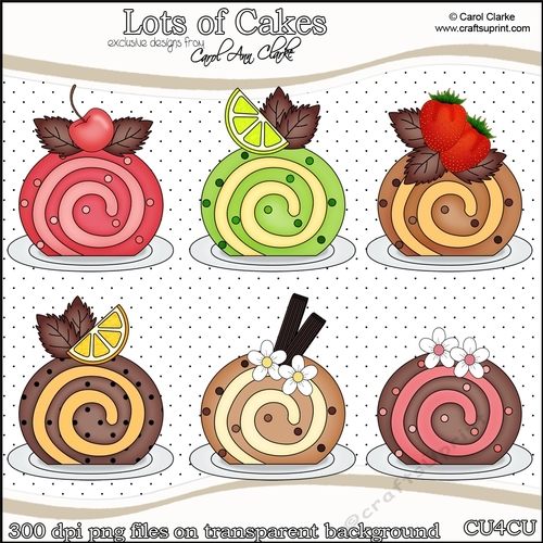 In the Kitchen - Cakes - CU4CU Digital Clip Art Set