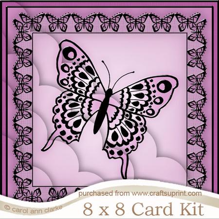 8 x 8 Big Butterfly Kit with Scalloped Corners