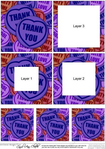 Thank You Sweet Heart - Tunnel Topper