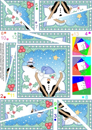 Christmas Snowball Sam - Twisted Spiral Side Stacker