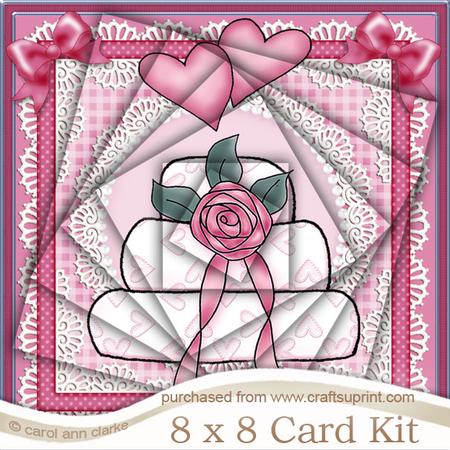 Wedding Cake 8 x 8 Kit with Twisted Pyramage
