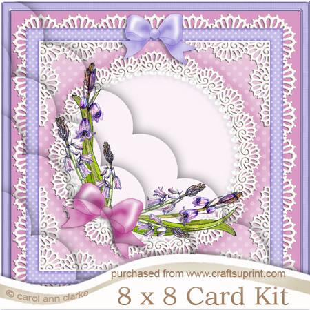 8 x 8 Bluebells Kit with Scalloped Corners