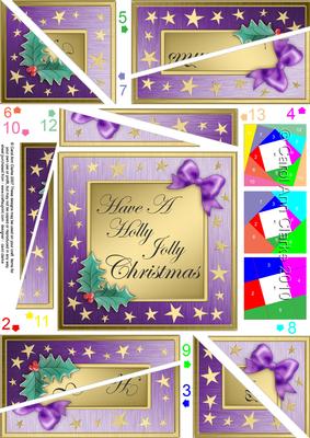 Elegant Christmas Greeting - Twisted Spiral Side Stacker