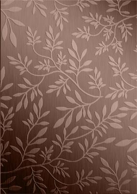 Elegant Metallic Words Matching Backing Paper