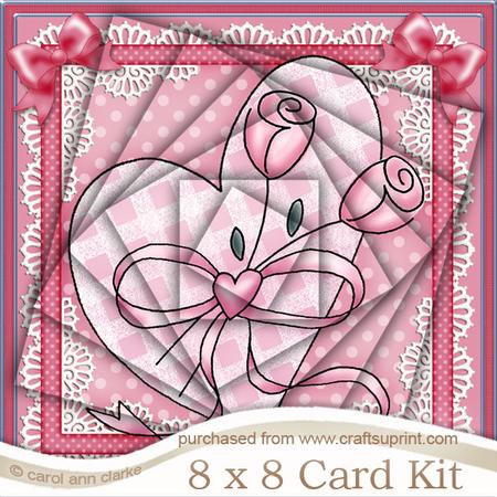 8 x 8 Lovin Heart Kit with Twisted Pyramage