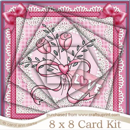 8 x 8 Lovely Roses Kit with Twisted Pyramage