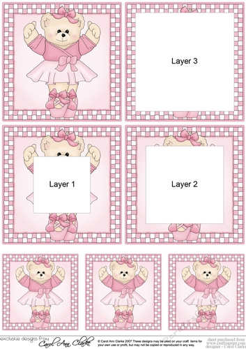 Ballerina Teddy - Tunnel Topper