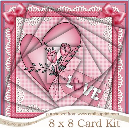 8 x 8 Love Heart Kit with Twisted Pyramage