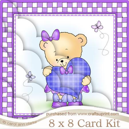8 x 8 Rosie's Heart Kit with Scalloped Corners