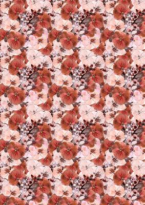 Spring Flowers and Lace Matching Backing Paper