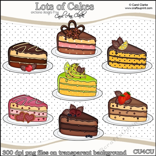 In the Kitchen - Cakes - CU4CU Digital Clip Art Set