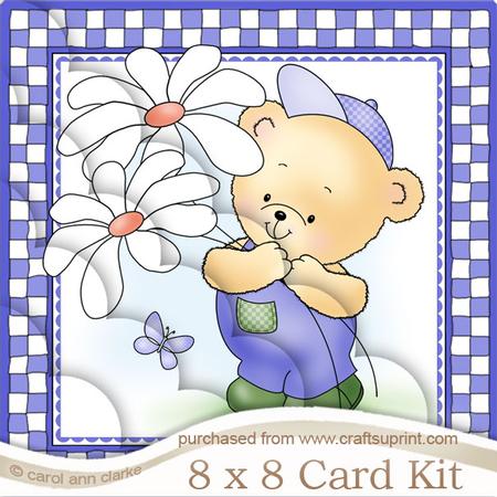 8 x 8 Robert's Flowers Kit with Scalloped Corners
