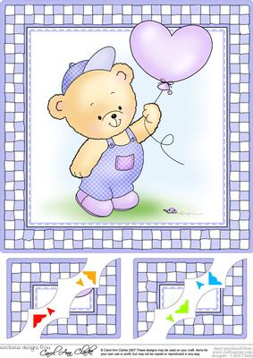 8 x 8 Roberts Balloon Scalloped Corner Topper