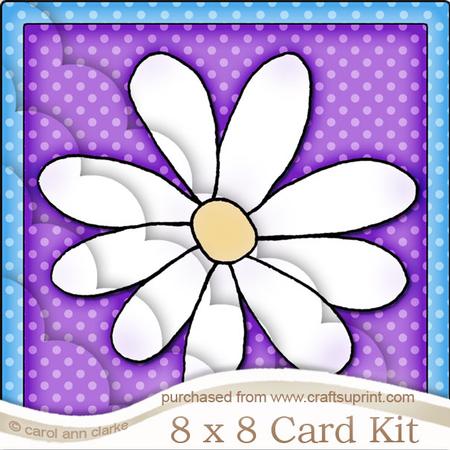 8 x 8 Daisy Kit with Scalloped Corners