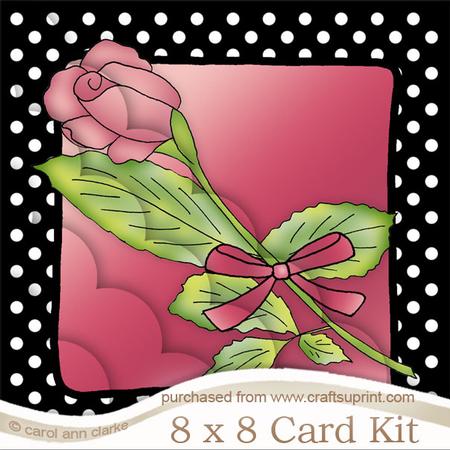 8 x 8 Single Rose Kit with Scalloped Corners