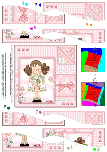 Cute Girlz & Lace Wavy Spiral Side Stacker