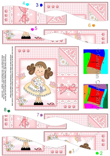 Cute Girlz & Lace Wavy Spiral Side Stacker
