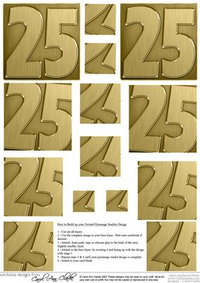 25th Metallic Age Twisted Pyramage Sheet