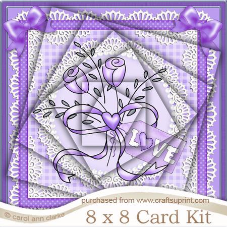 8 x 8 Lovely Roses Kit with Twisted Pyramage