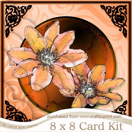 8 x 8 Clematis Kit with Scalloped Corners
