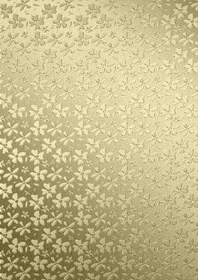 Metallic Flowers Matching Backing Paper