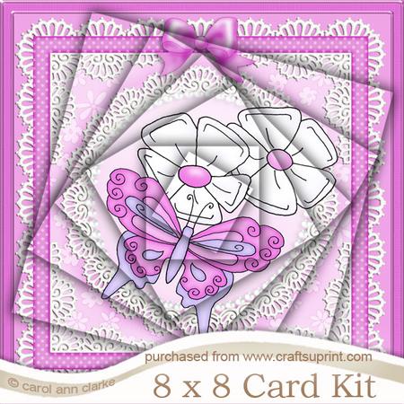 8 x 8 Fluttery Butterfly Kit with Twisted Pyramage