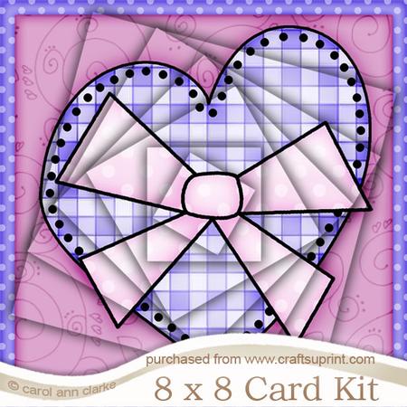 8 x 8 Funky Hearts Kit with Twisted Pyramage