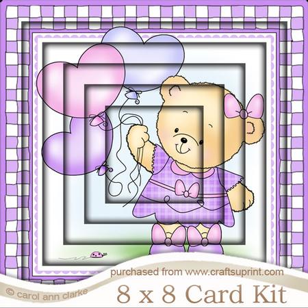8 x 8 Rosie's Balloons Tunnel Card Kit