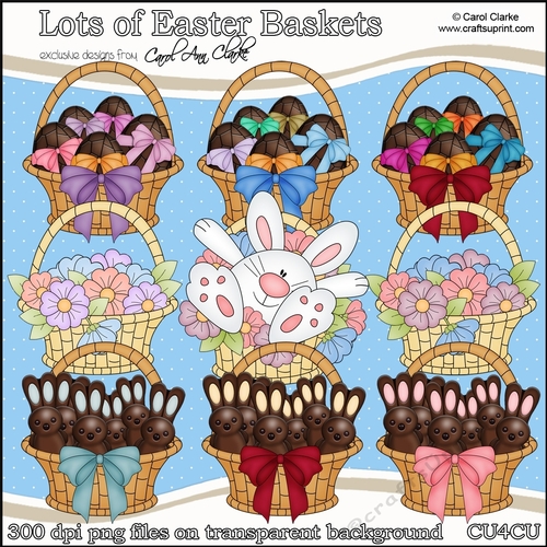 Lots of Baskets - CU4CU Digital Clip Art Set