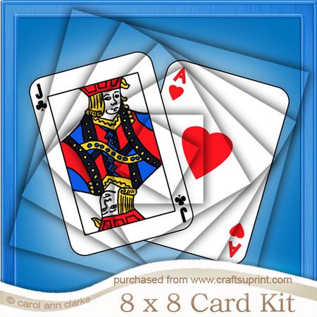 8 x 8 Playing Cards Kit with Twisted Pyramage