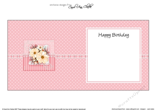 A Touch of Elegance Flowers, Pearls and Lace square landscape insert