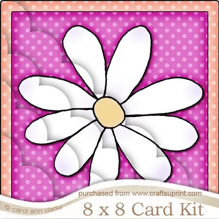 8 x 8 Daisy Kit with Scalloped Corners