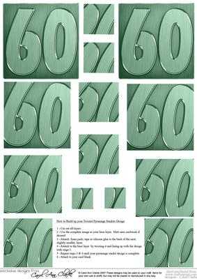 60th Metallic Age Twisted Pyramage Sheet