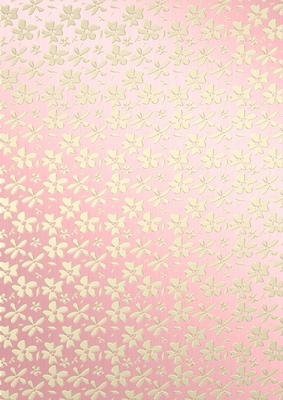 Gold Metallic Flowers Matching Vellum