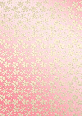 Gold Metallic Flowers Matching Vellum