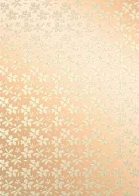 Gold Metallic Flowers Matching Vellum