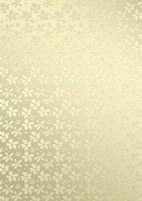 Gold Metallic Flowers Matching Vellum