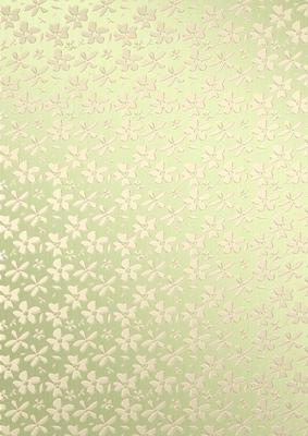 Gold Metallic Flowers Matching Vellum