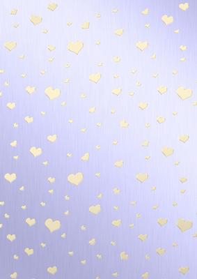 Metallic Romantic Hearts Matching Vellum Kit