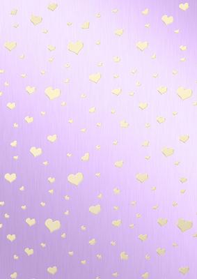 Metallic Romantic Hearts Matching Vellum Kit
