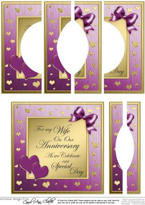 Elegant Romantic Anniversary Wife Circular Side Stacker