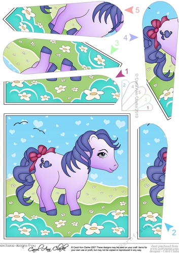 My Cute Little Pony Fan Pyramage Topper
