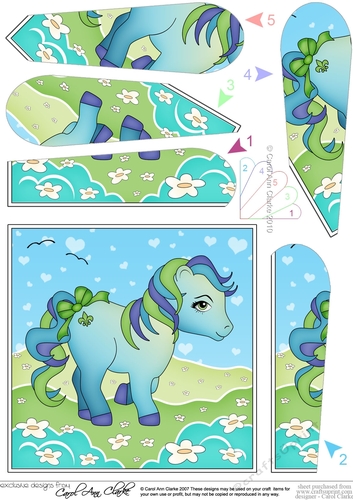 My Cute Little Pony Fan Pyramage Topper